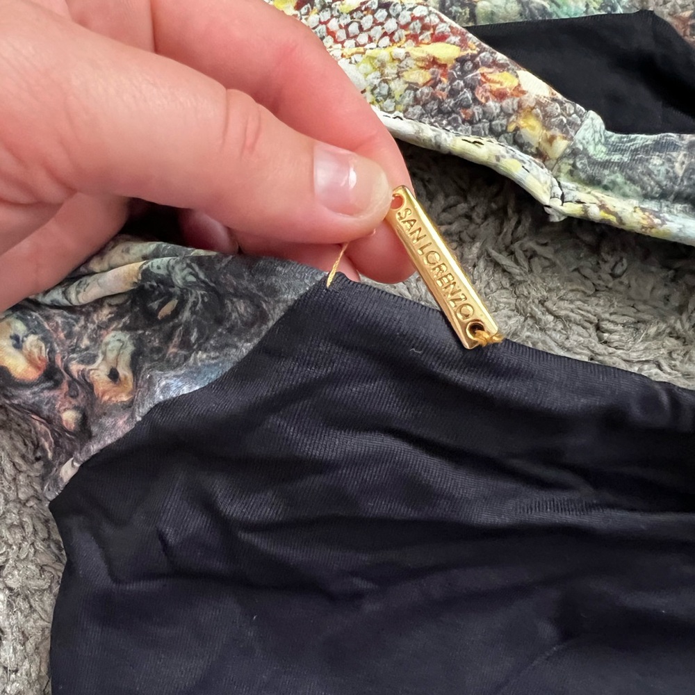 San Lorenzo Color Block Snake Bikini Set - image 5